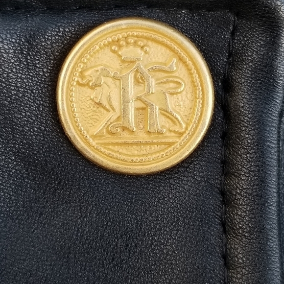 Vintage LNR oversized black leather jacket medium - Picture 3 of 9